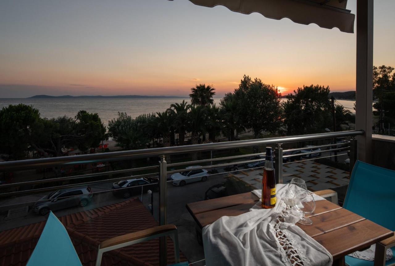 Sunset Studios - Suites With Seaview & Back Side Apartements Toroni Exteriör bild