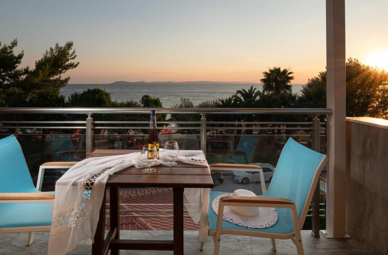 Sunset Studios - Suites With Seaview & Back Side Apartements Toroni Exteriör bild